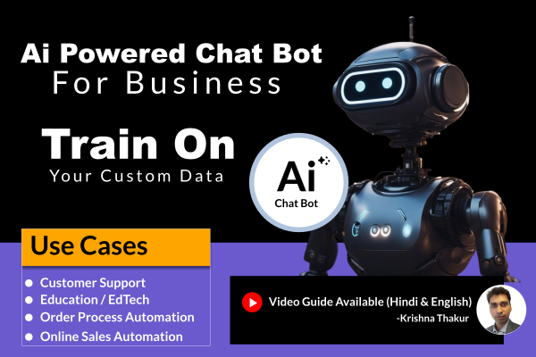 Ai powered Chat Bot for business.